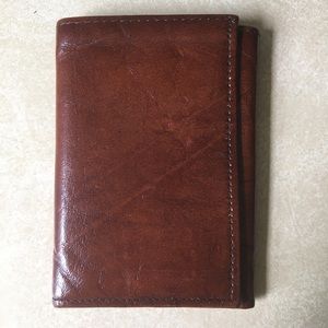 Enger Kress Brown Leather Wallet Made in Wisconsin